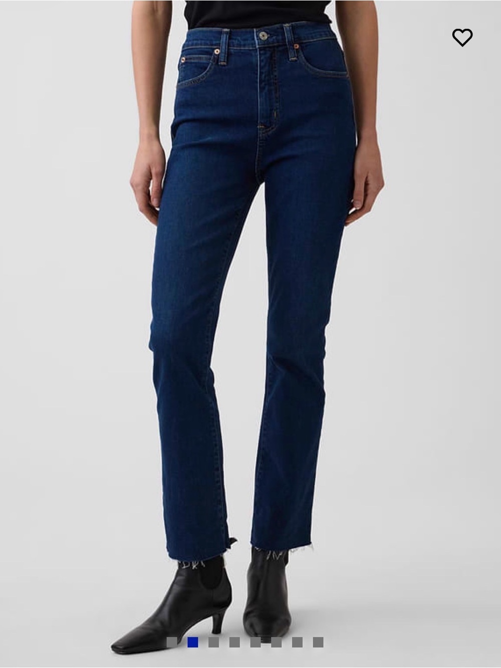 GAP Women’s High Rise Kick Fit Ankle Jean